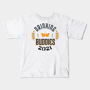 Drinking Buddies 2021 -Oktoberfest German  Beer Festival Kids T-Shirt